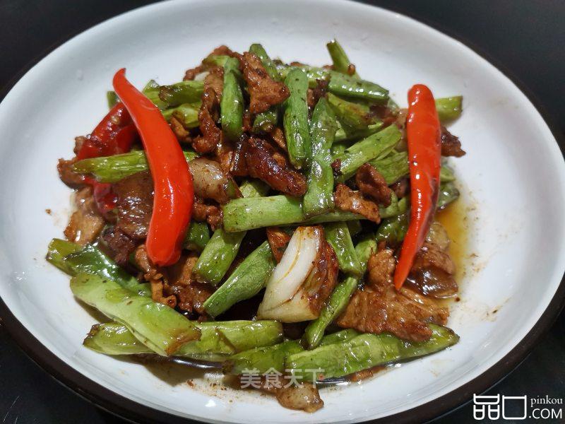 干煸四季豆烧肉