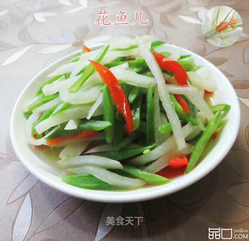 油豆角炒萝卜