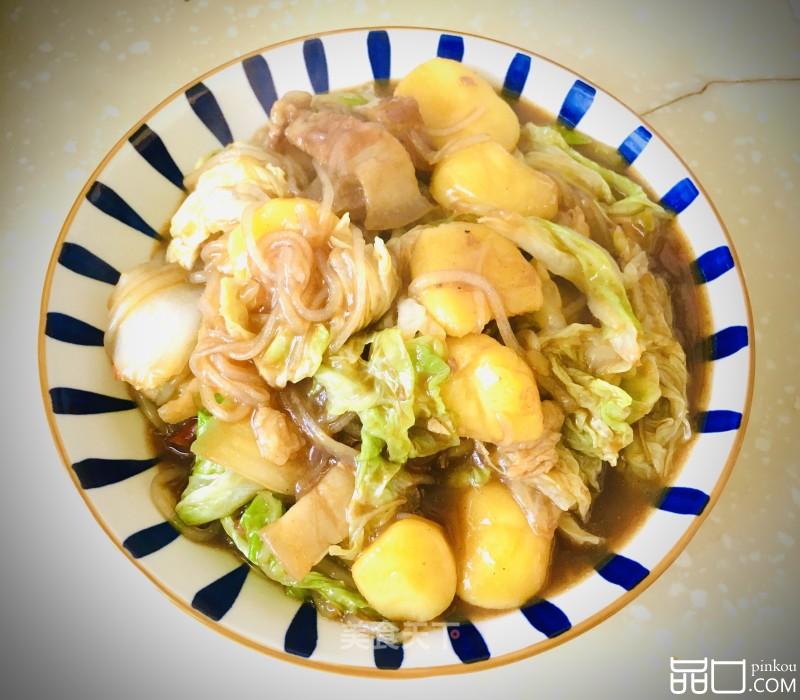 红烧肉白菜炖粉条