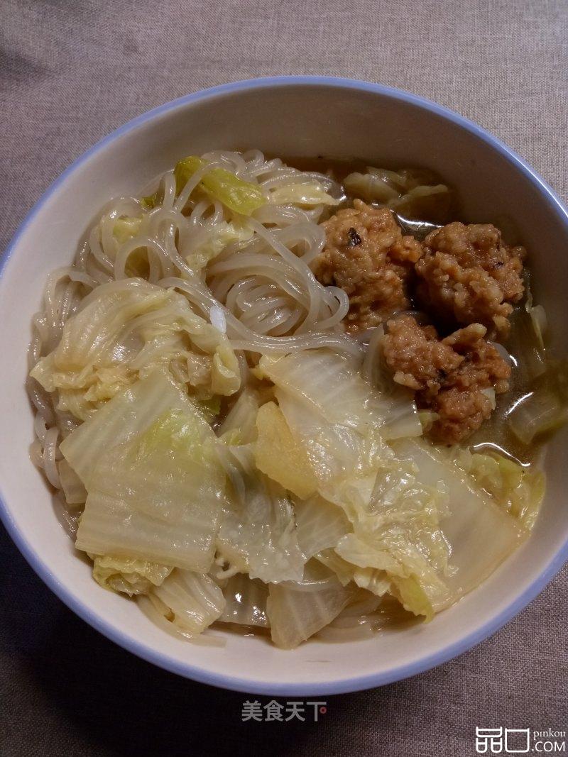 白菜肉丸炖粉条