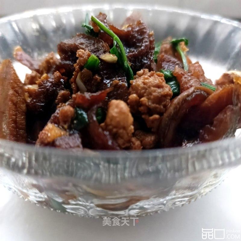 肉末炒蓑衣咸菜