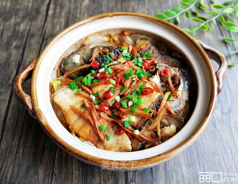 鱼头白菜煲 