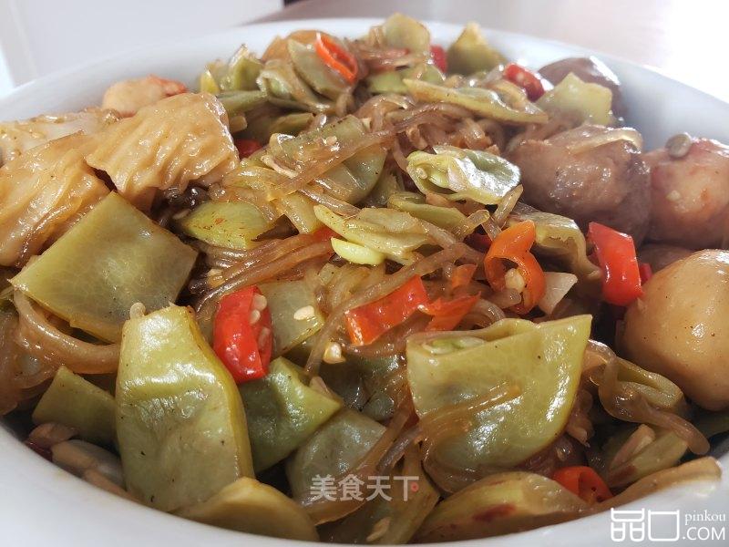 梅豆丸子炖粉条