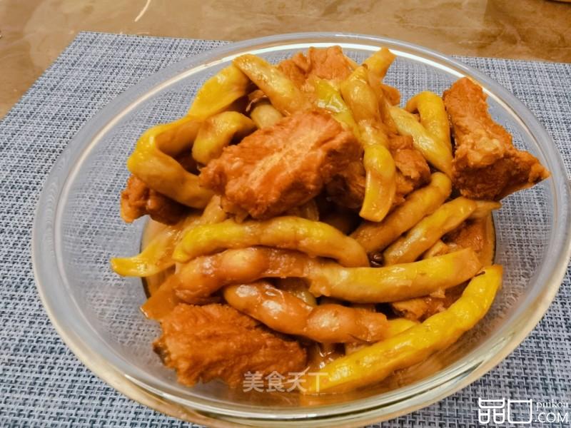 排骨炖黄金勾豆角