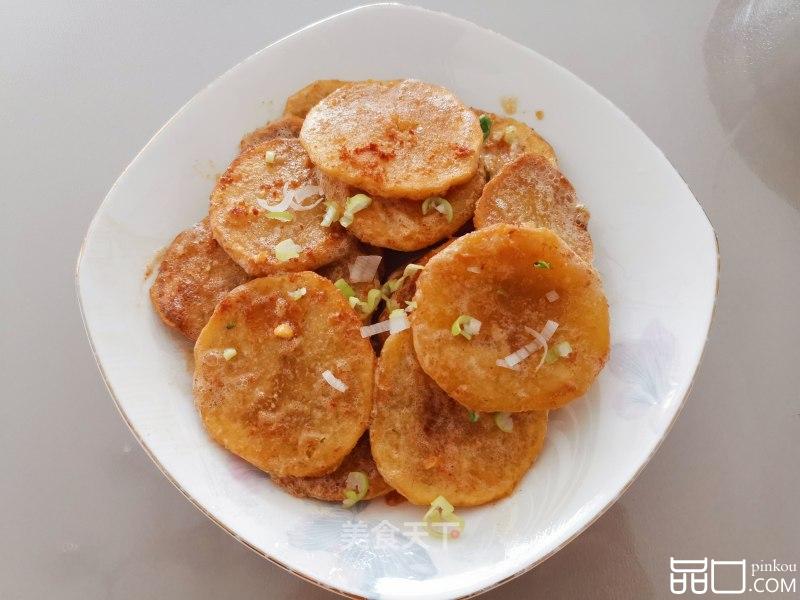 咸蛋黄焗土豆片