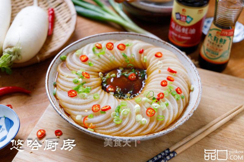 鲜蒸白萝卜