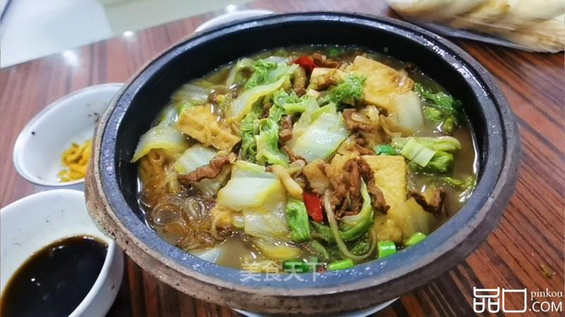 白菜粉条炖豆腐