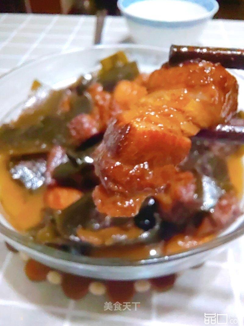红烧肉炖海带