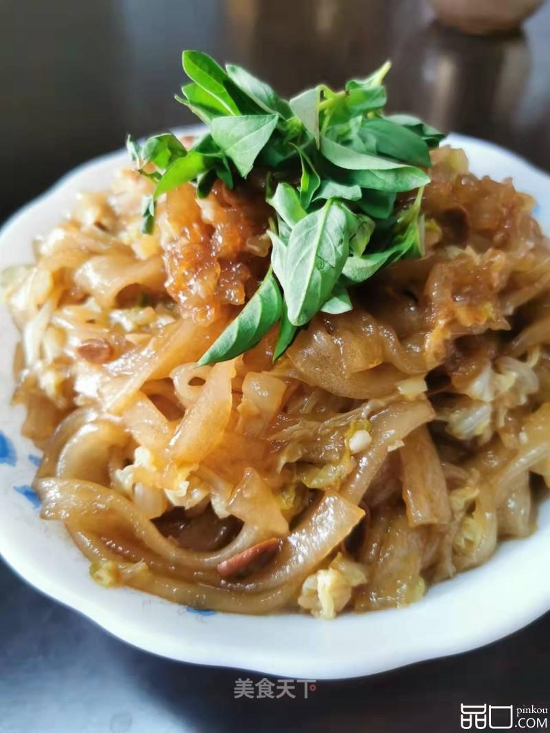 红薯粉条焖白菜