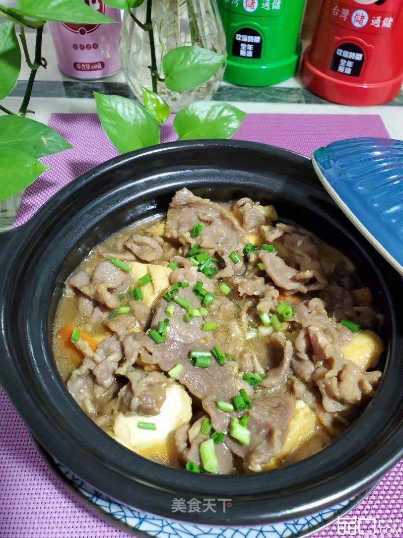牛肉豆腐煲