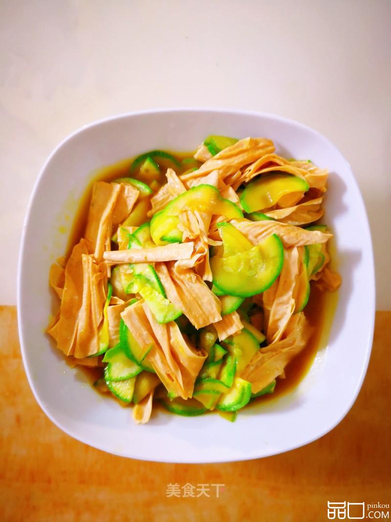 腐竹炒西葫芦