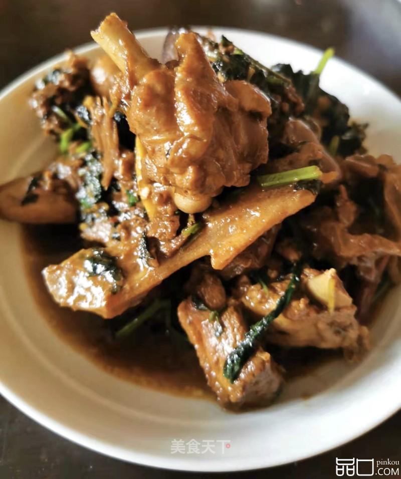 紫苏炒鸭