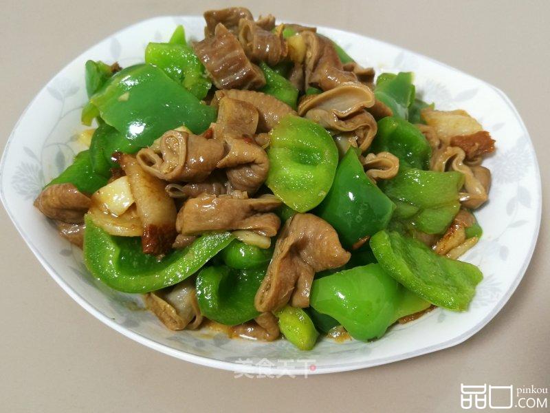 青椒炒肥肠