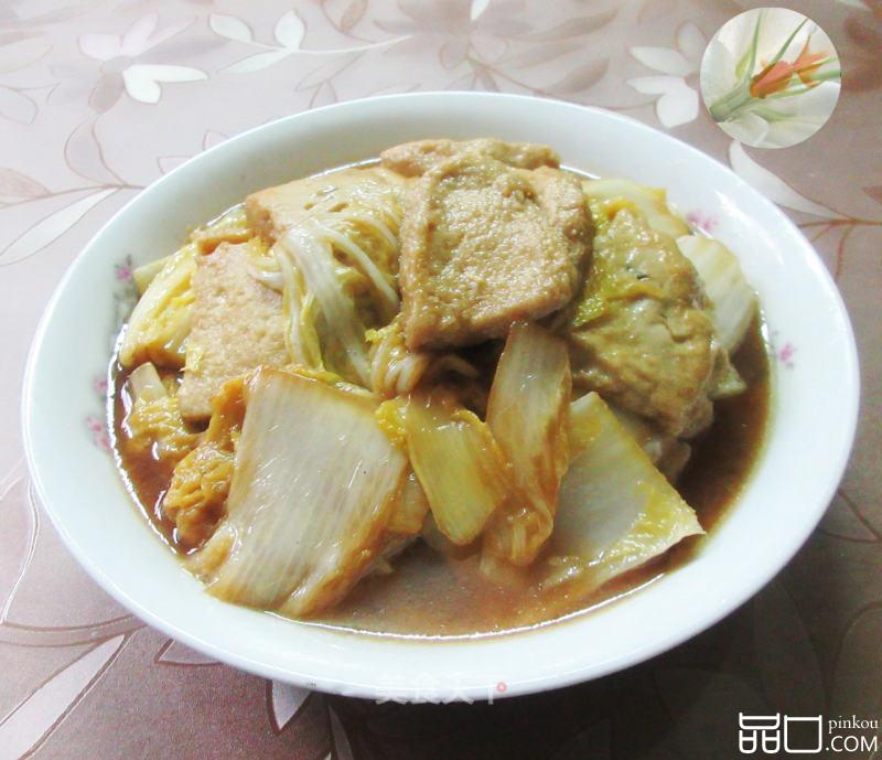素鸡烧大白菜