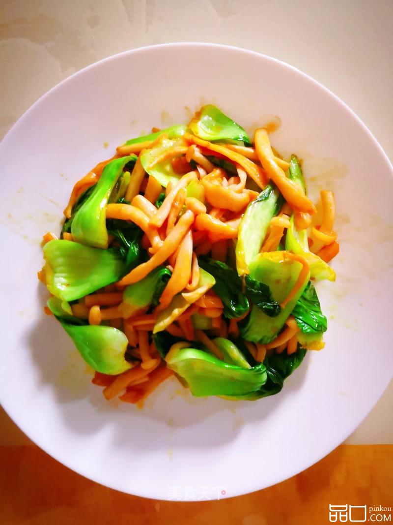 海鲜菇炒油菜