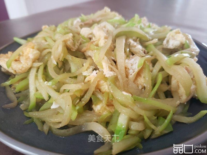 佛手瓜炒鸡蛋