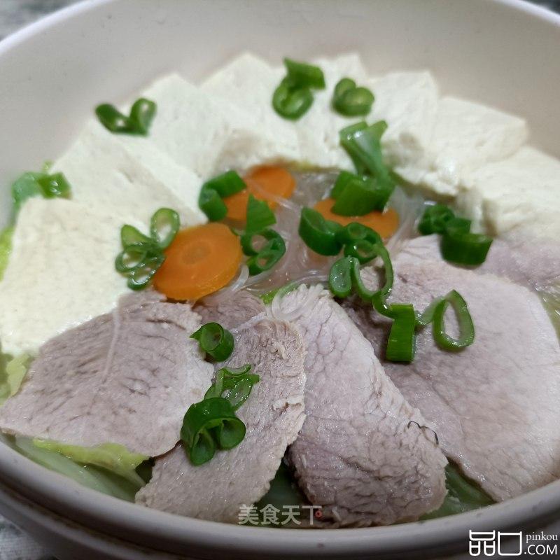 回锅肉炖豆腐