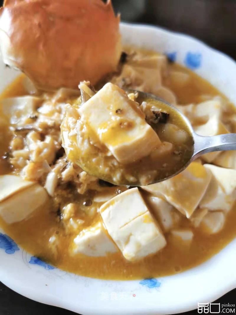 蟹黄炖豆腐