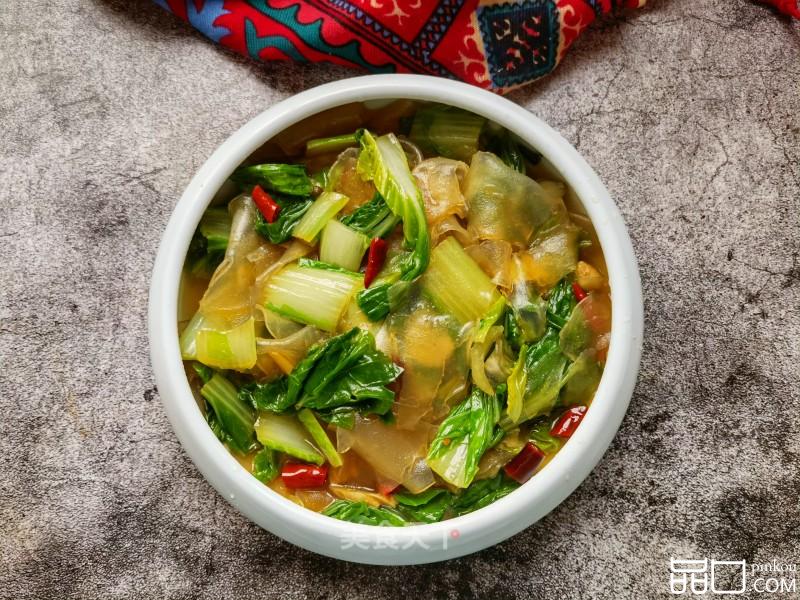 小白菜炖粉皮