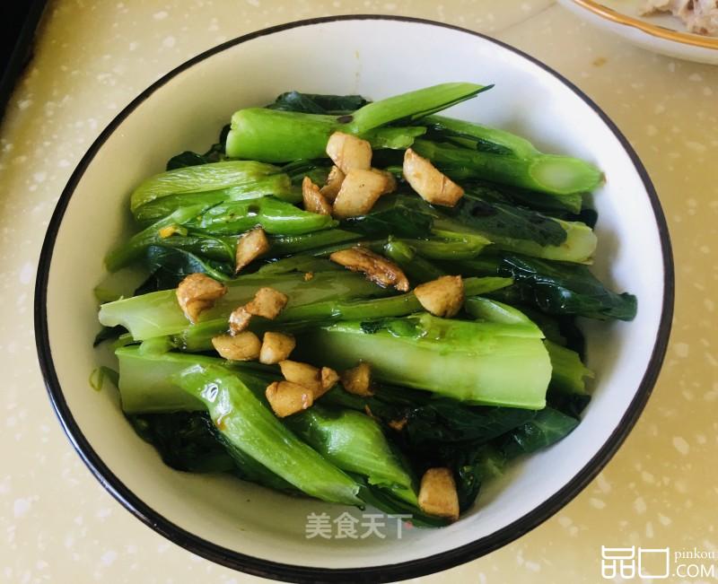 蒜头油生抽淋芥兰