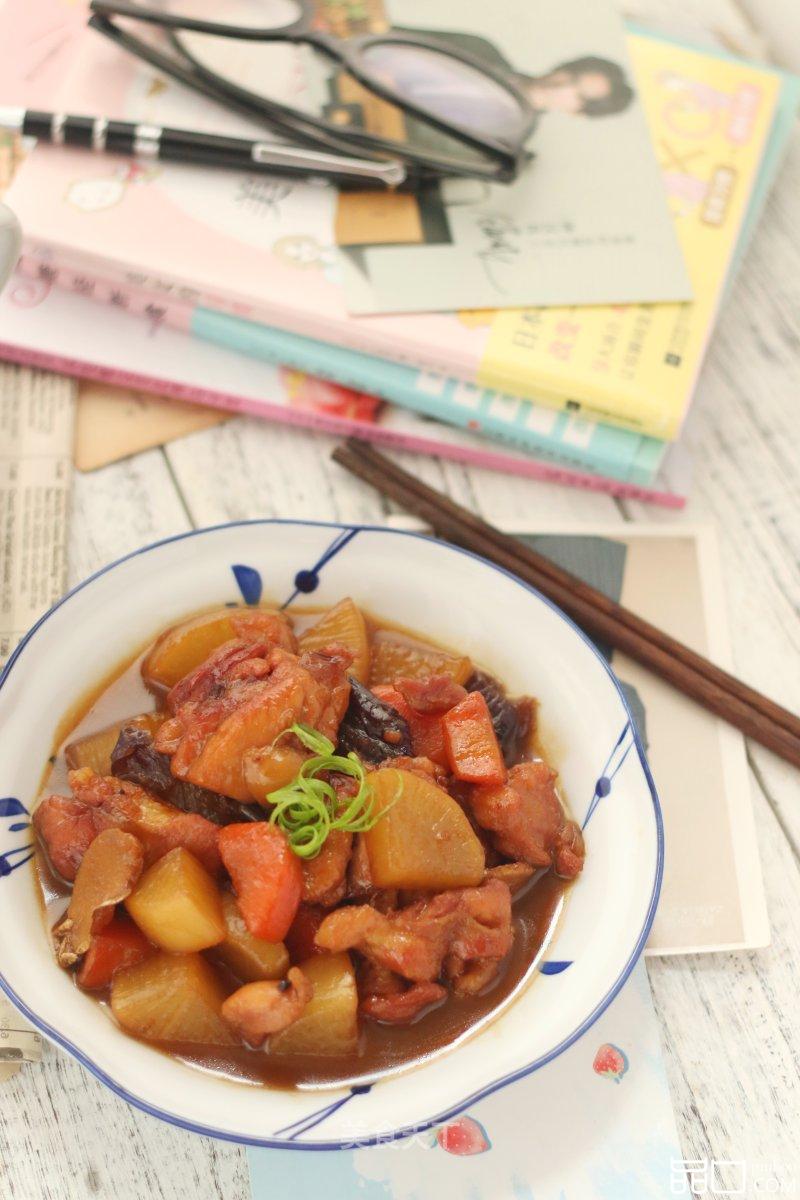 日式鸡腿炖萝卜