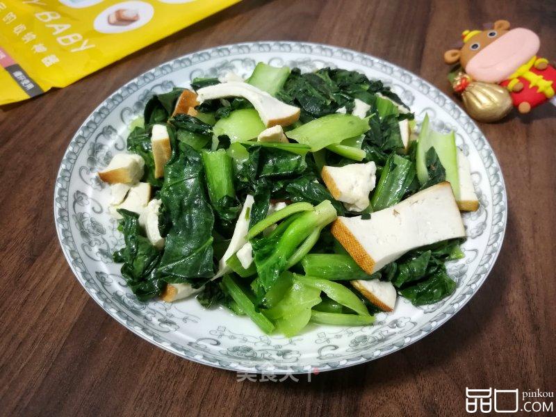 青菜炒豆干