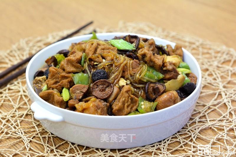 鸡腿豆泡炖粉条