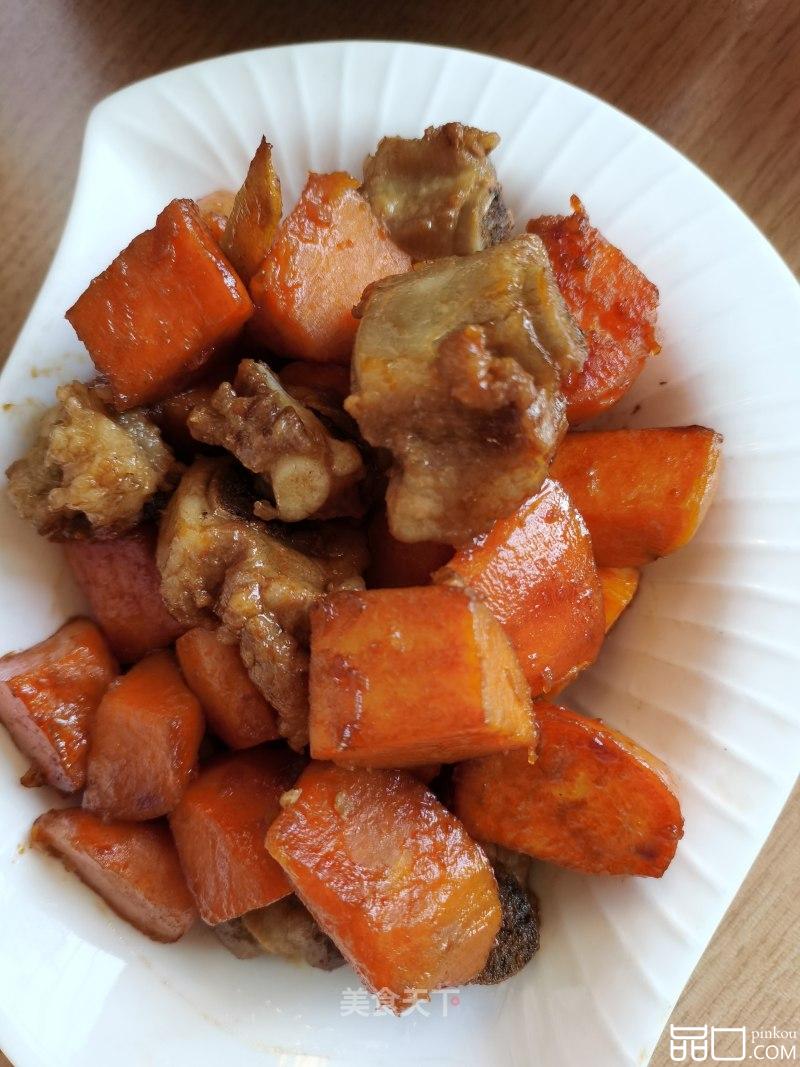 红薯烧排骨