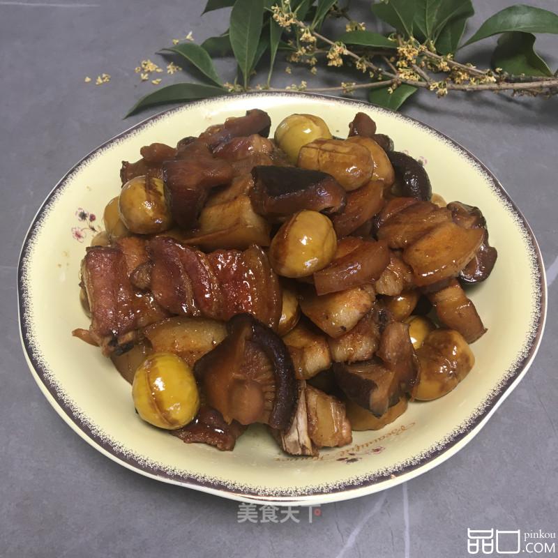 板栗香菇红烧肉