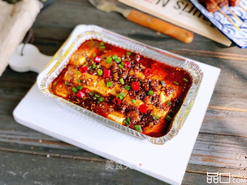 香辣锡纸烤豆腐