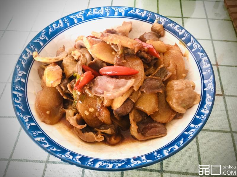 泡椒仔姜炒鸡胗