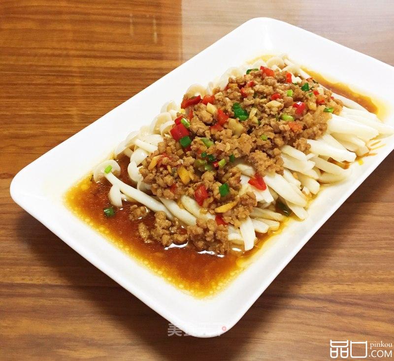 肉末白玉菇