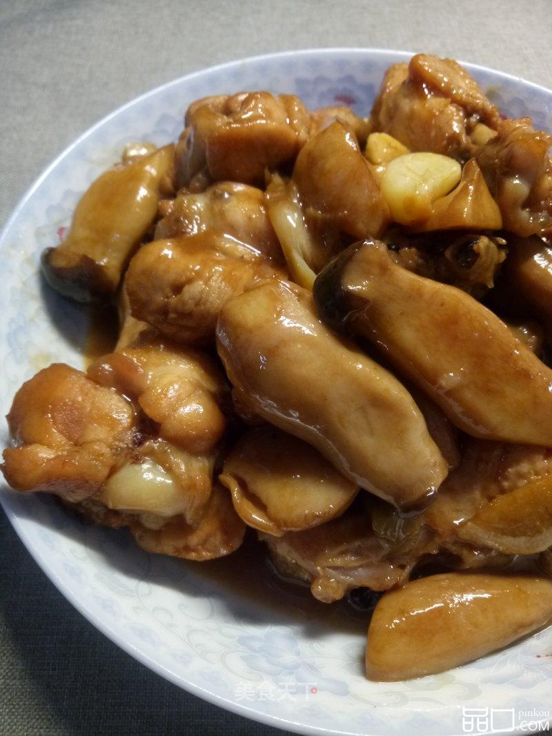 杏鲍菇烧翅根