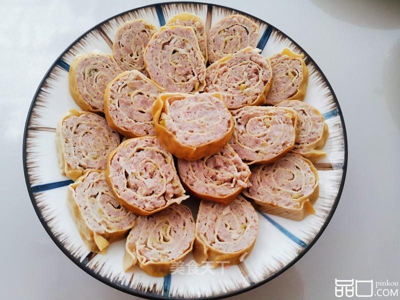 熏豆皮肉卷