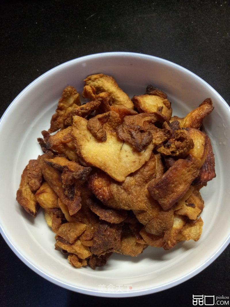 炼猪油渣