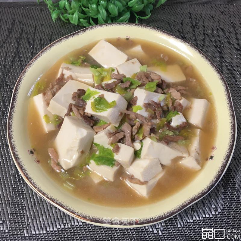 肉末炖豆腐