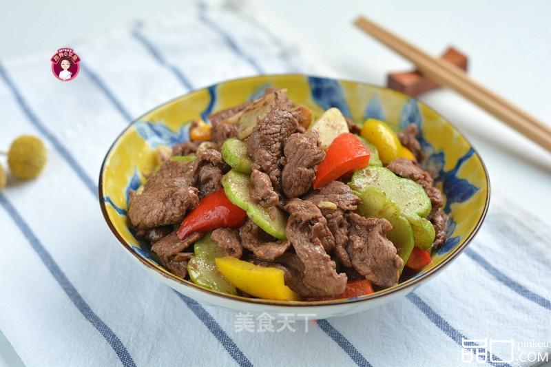 牛肉炒佛手瓜