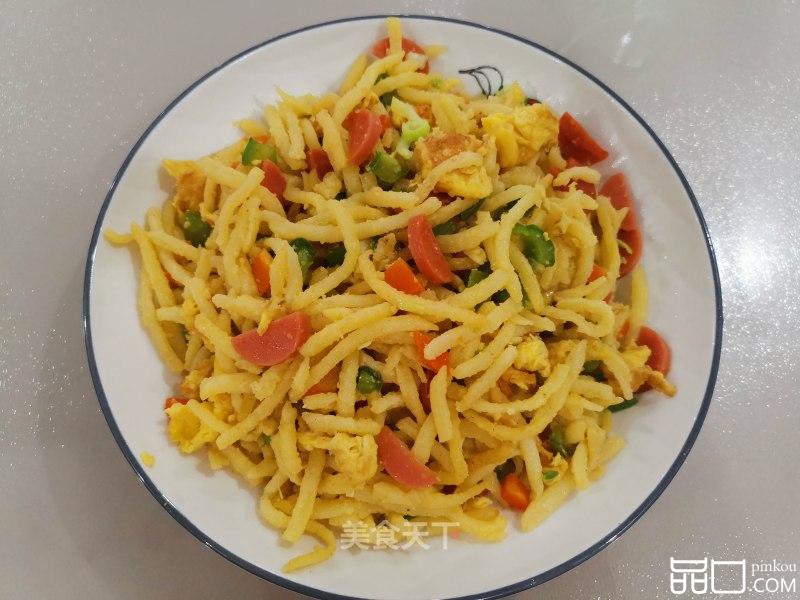 炒蒸土豆丝