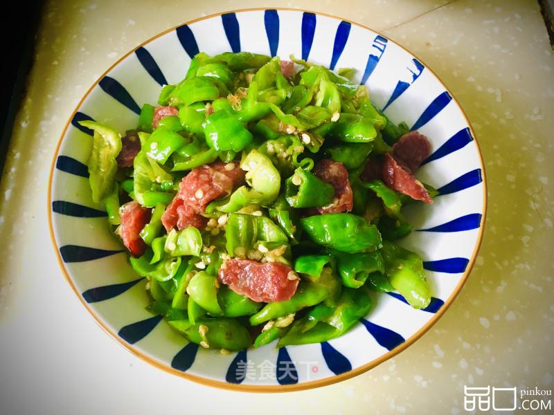 辣椒炒腊肠
