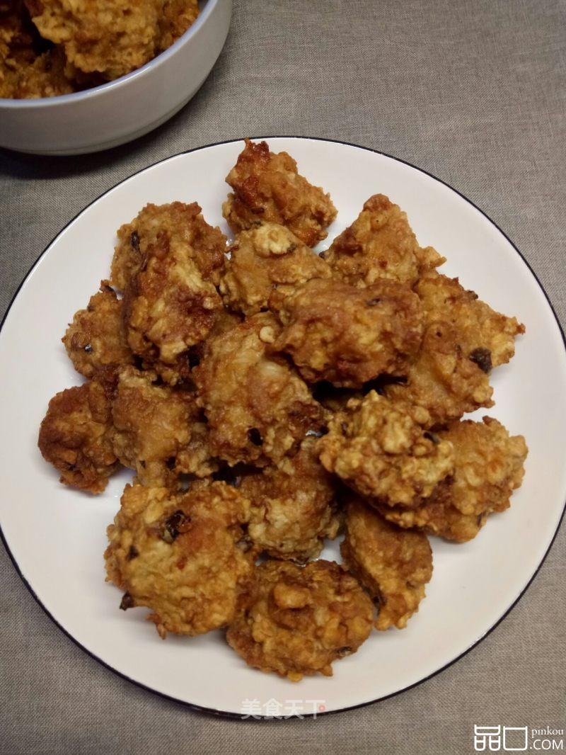 油炸燕麦猪肉丸
