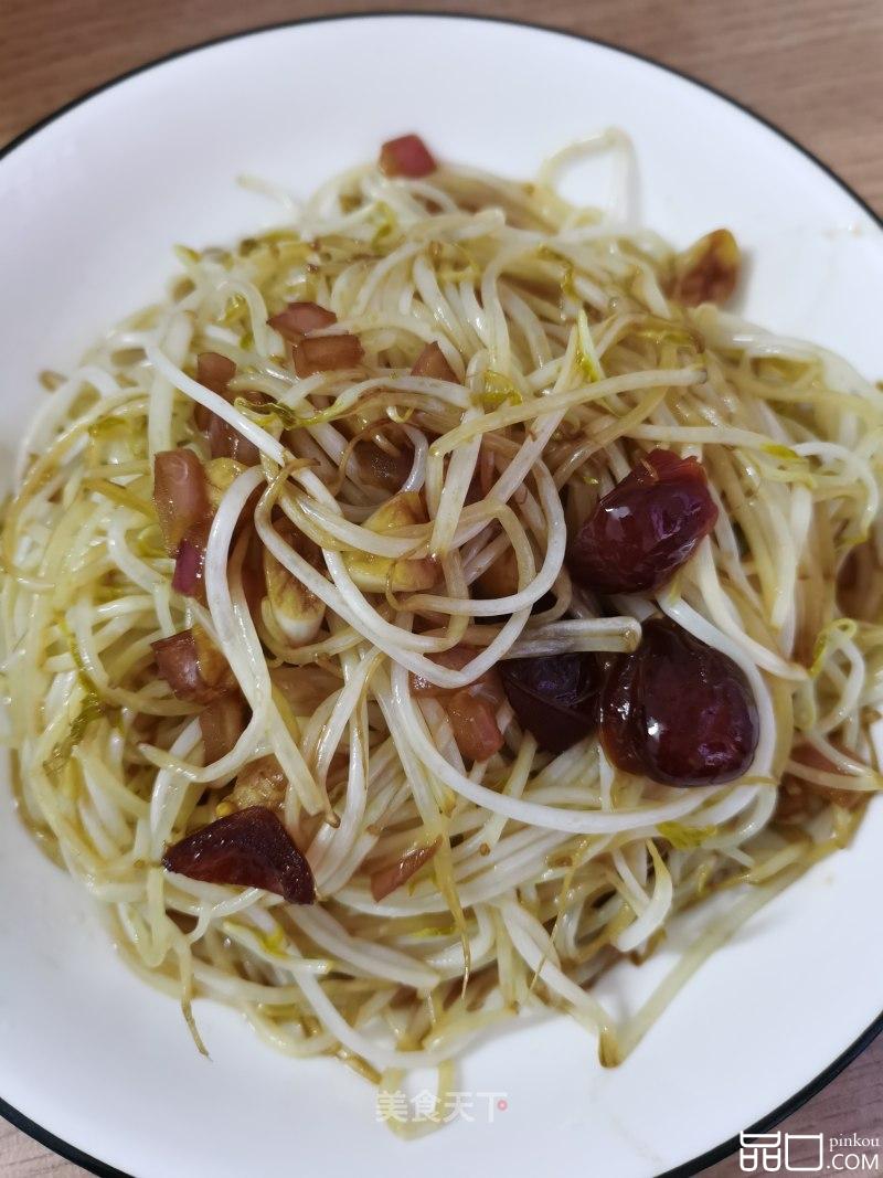 酸辣炒豆芽