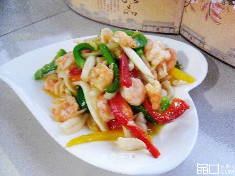 虾仁白玉菇