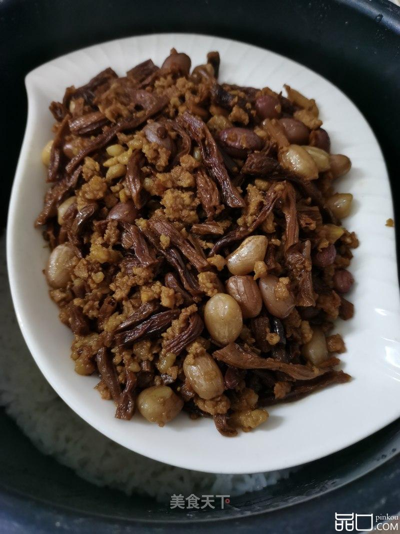 肉末花生焖豆角干