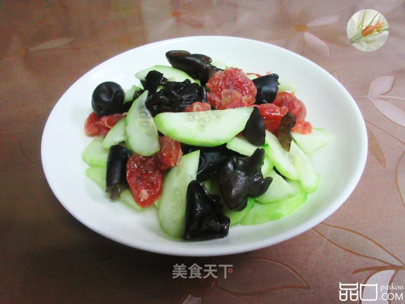 黑木耳香肠炒黄瓜