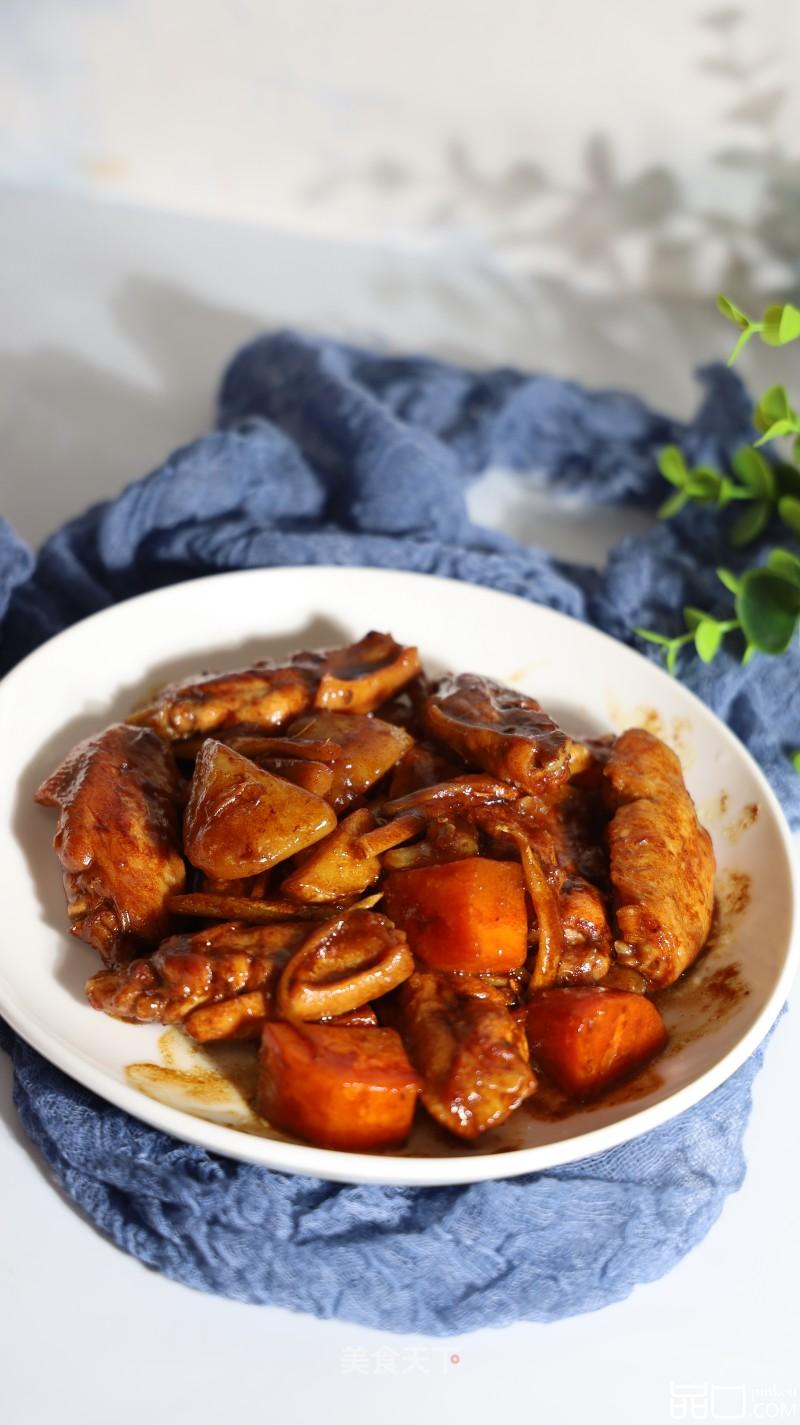 胡萝卜烧鸡中翅