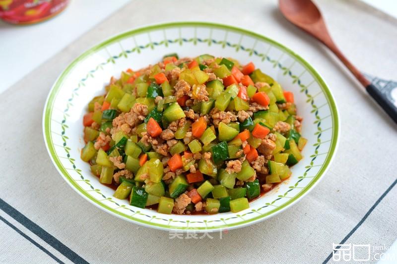 麻辣肉末三丁