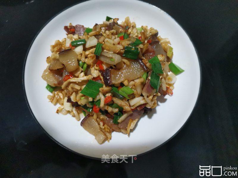 萝卜皮炒腊肉