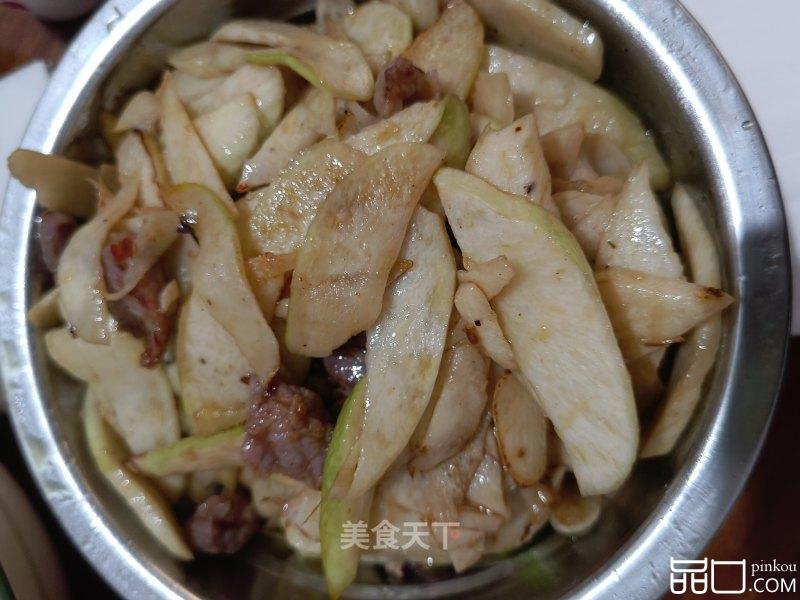 茭白肉片