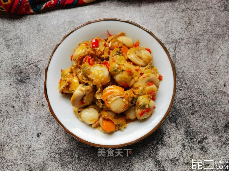 蒜蓉辣酱炒扇贝肉