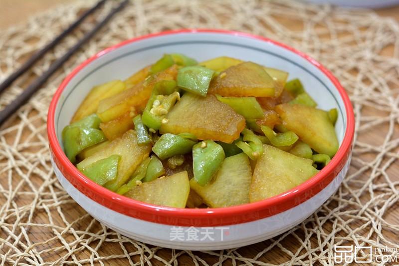辣椒炒冬瓜